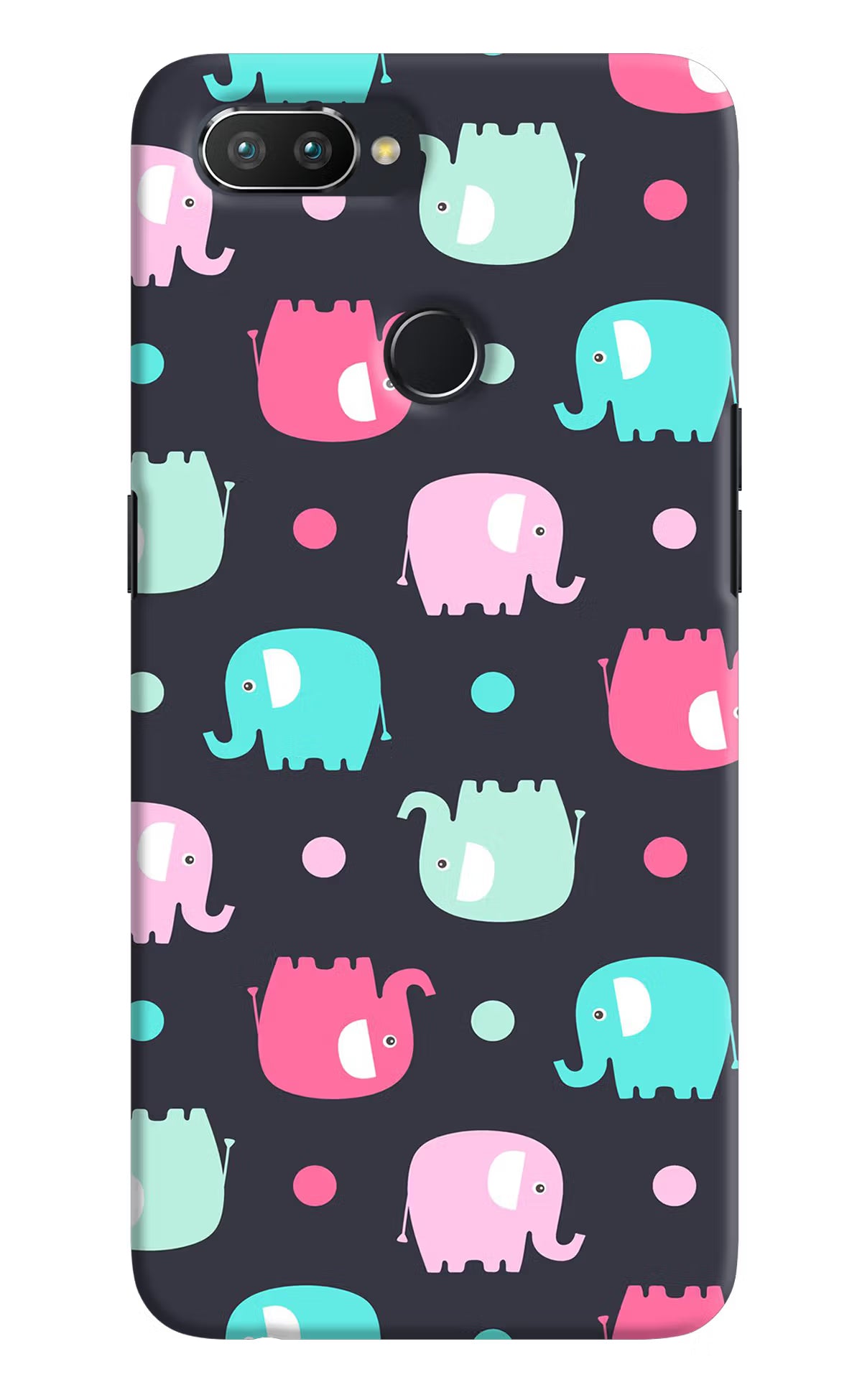 Elephants Realme 2 Pro Hard Case Back Cover by Casekaro