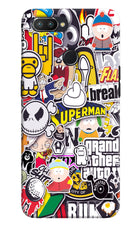 Sticker Bomb Realme 2 Pro Hard Case Back Cover by Casekaro