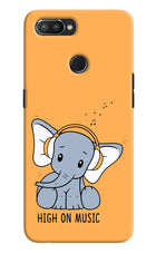 High On Music Realme 2 Pro Hard Case Back Cover by Casekaro