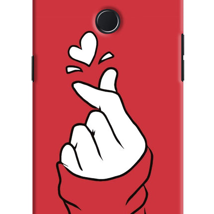 Korean Love Sign Realme 2 Pro Hard Case Back Cover by Casekaro