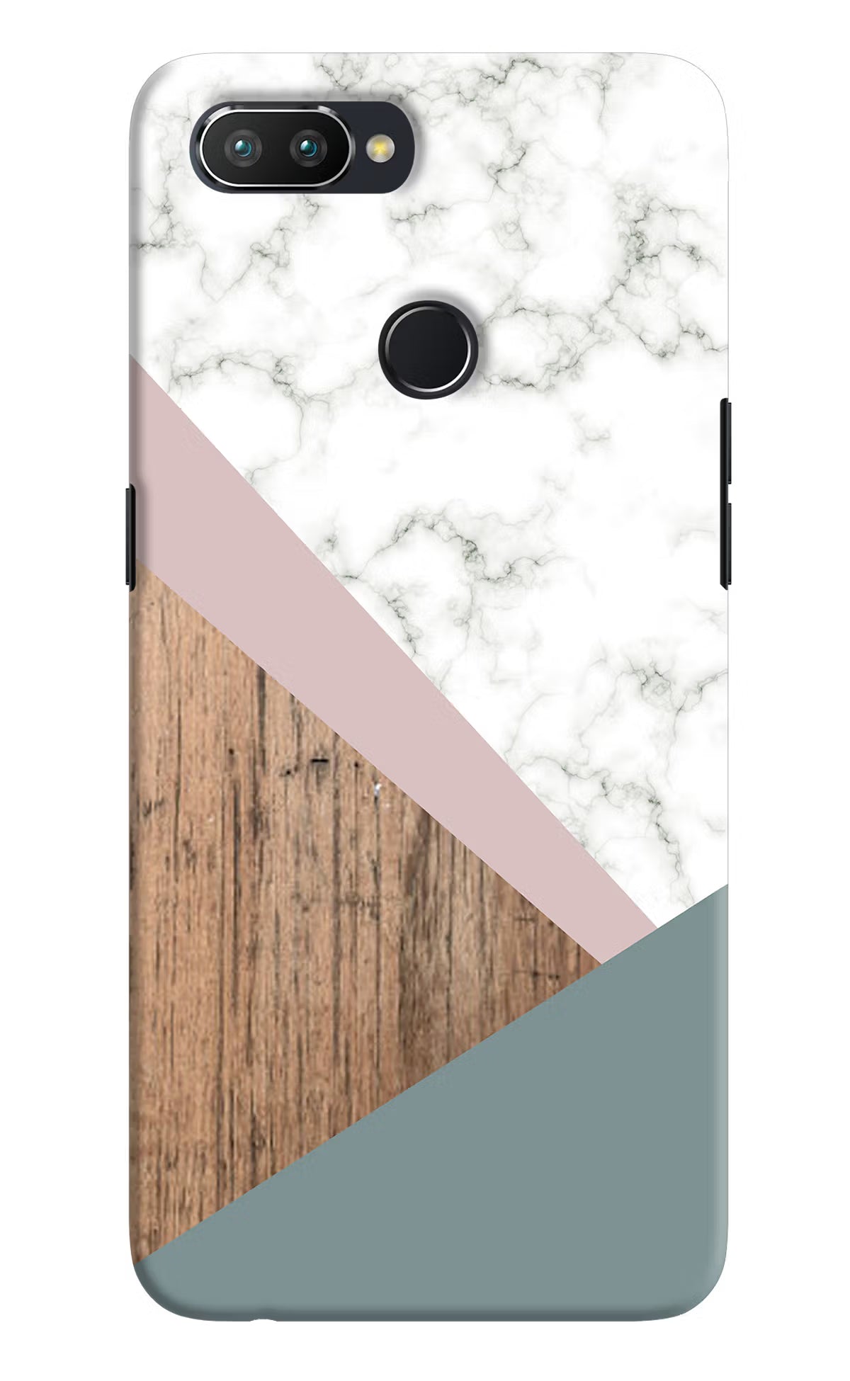 Marble wood Abstract Realme 2 Pro Hard Case Back Cover by Casekaro