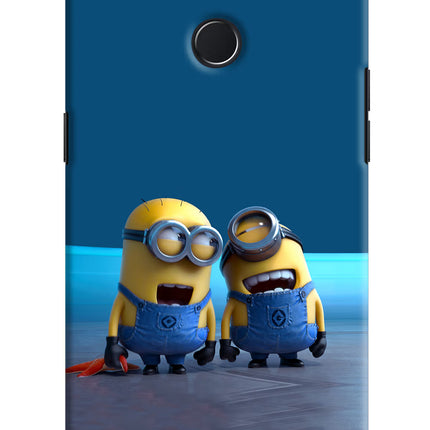 Minion Laughing Realme 2 Pro Hard Case Back Cover by Casekaro