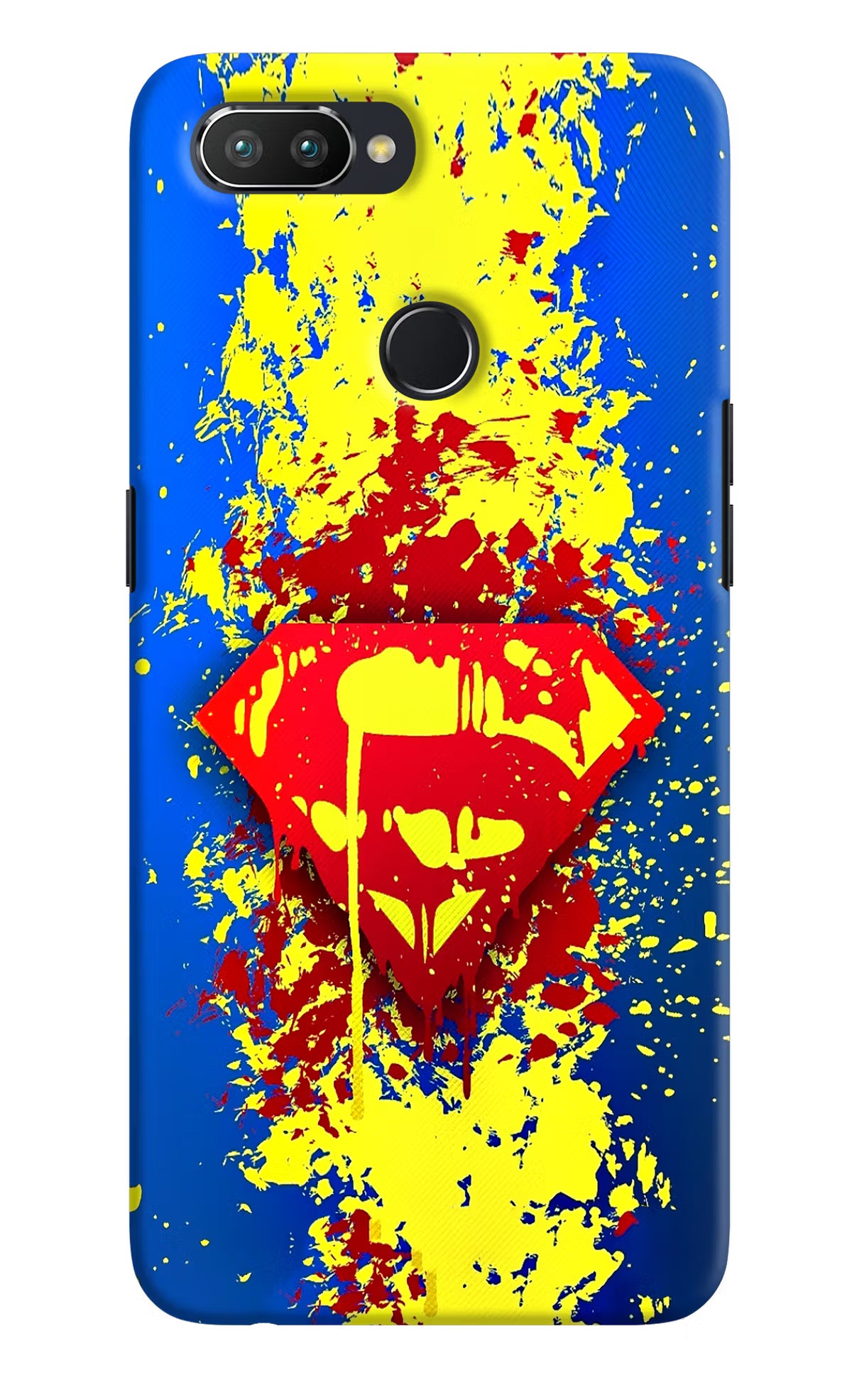 Superman logo Realme 2 Pro Hard Case Back Cover by Casekaro