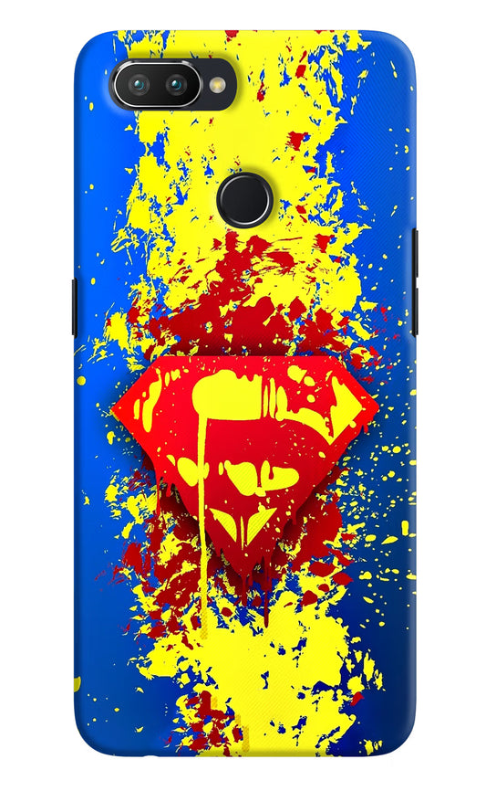 Superman logo Realme 2 Pro Hard Case Back Cover by Casekaro