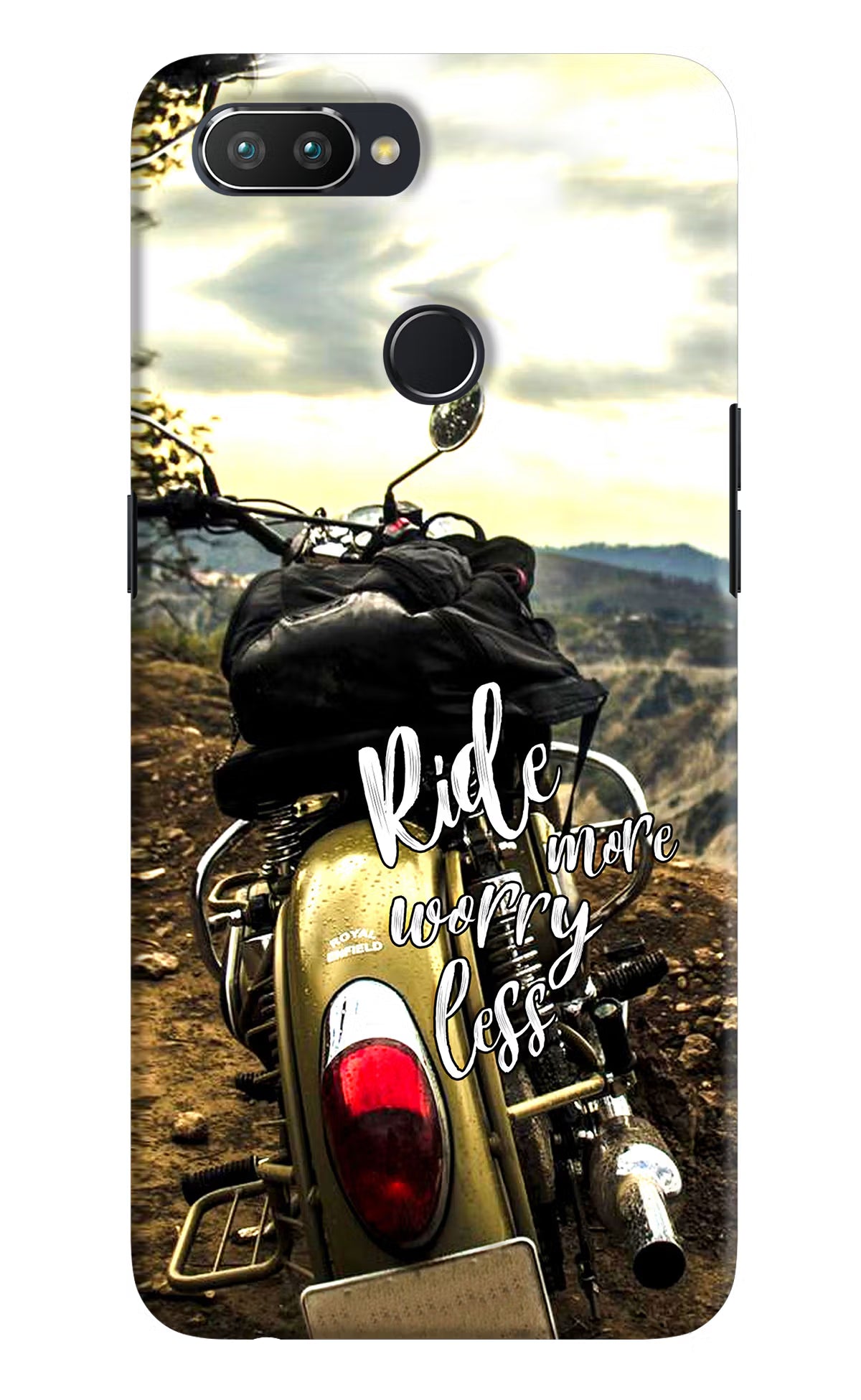 Ride More Worry Less Realme 2 Pro Hard Case Back Cover by Casekaro