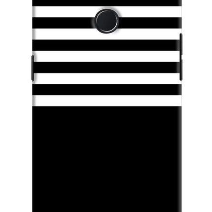 Black and White Print Realme 2 Pro Hard Case Back Cover by Casekaro
