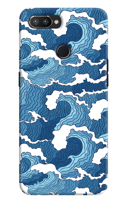 Blue Waves Realme 2 Pro Hard Case Back Cover by Casekaro