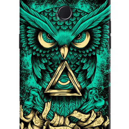 Green Owl Realme 2 Pro Hard Case Back Cover by Casekaro