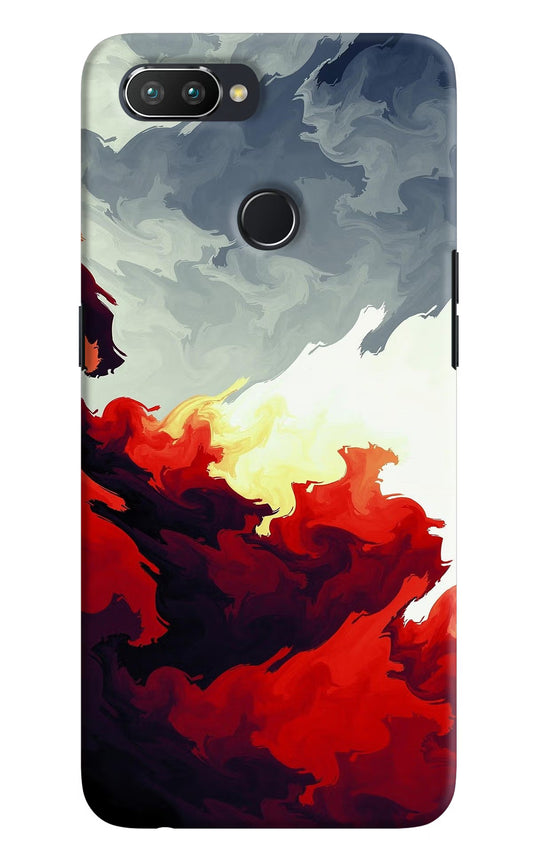 Fire Cloud Realme 2 Pro Hard Case Back Cover by Casekaro
