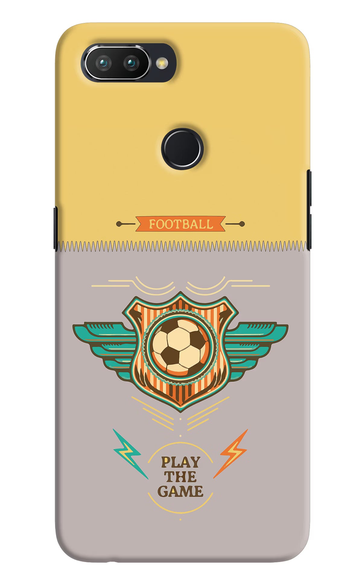 Football Realme 2 Pro Hard Case Back Cover by Casekaro