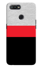 Tri Color Pattern Realme 2 Pro Hard Case Back Cover by Casekaro