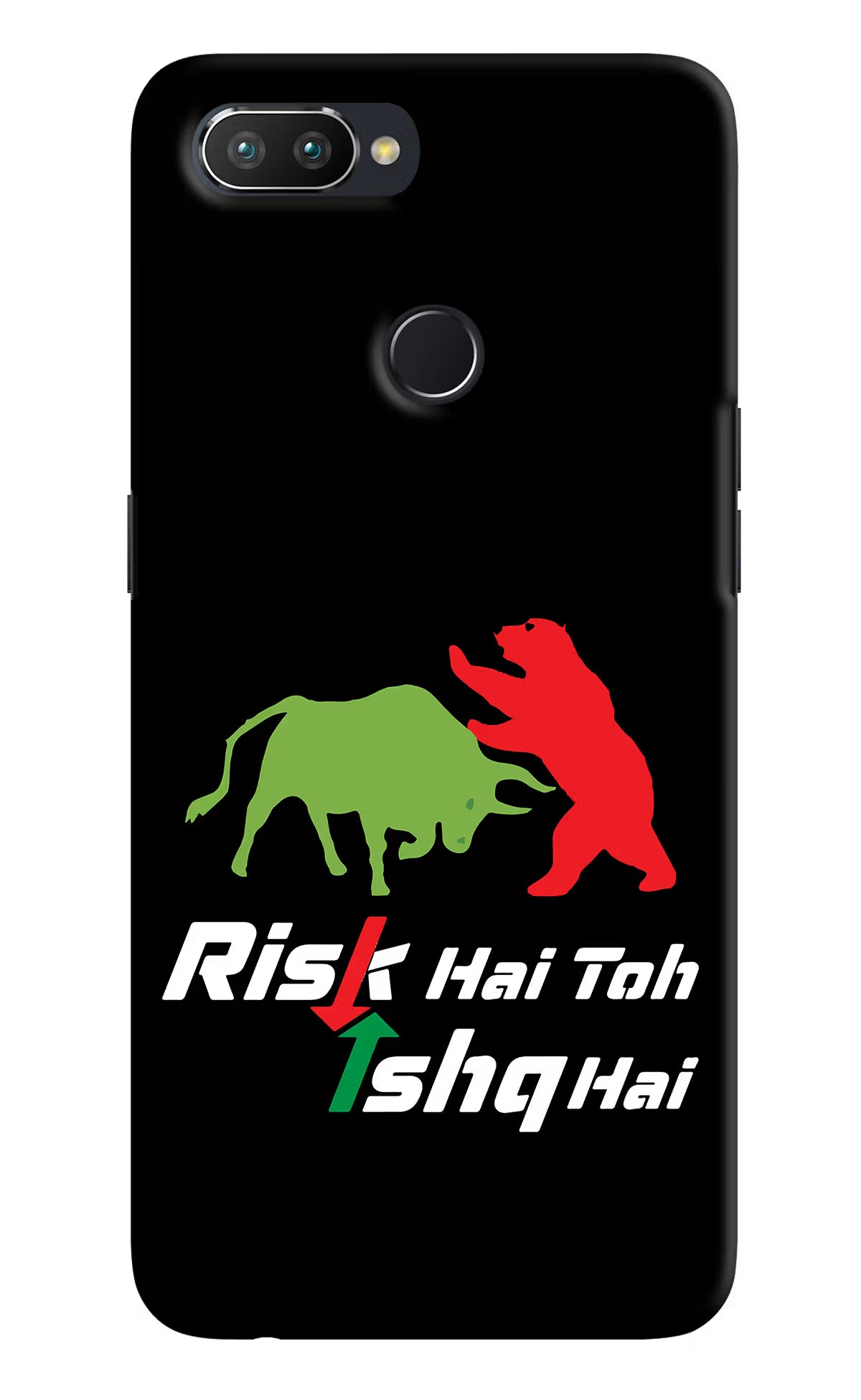 Risk Hai Toh Ishq Hai Realme 2 Pro Hard Case Back Cover by Casekaro
