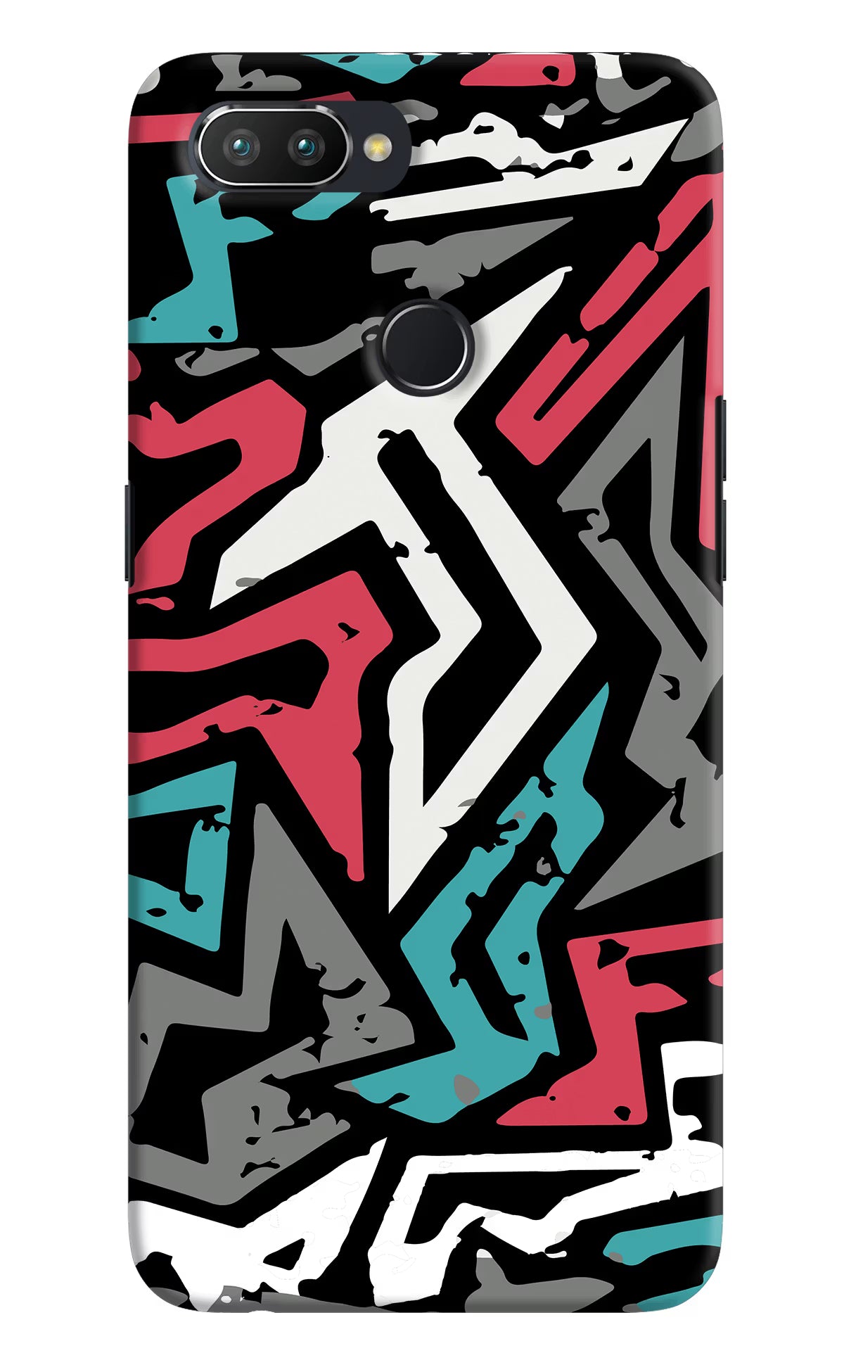 Geometric Graffiti Realme 2 Pro Hard Case Back Cover by Casekaro