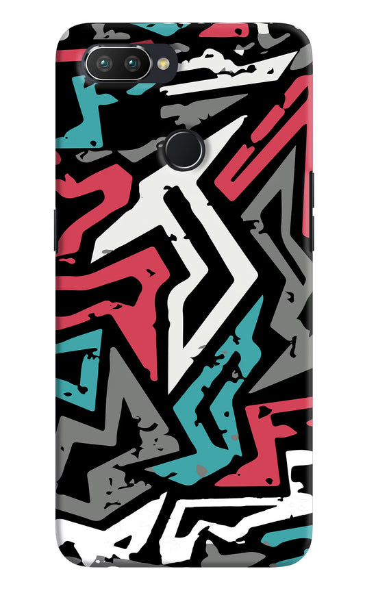 Geometric Graffiti Realme 2 Pro Hard Case Back Cover by Casekaro