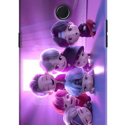 BTS Chibi Realme 2 Pro Hard Case Back Cover by Casekaro