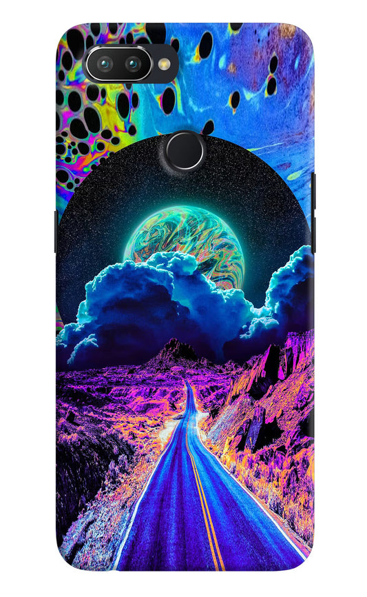 Psychedelic Painting Realme 2 Pro Hard Case Back Cover by Casekaro