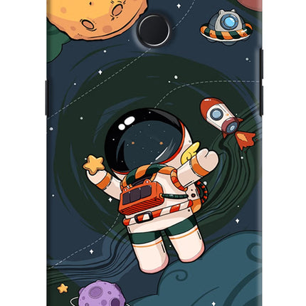 Cartoon Astronaut Realme 2 Pro Hard Case Back Cover by Casekaro
