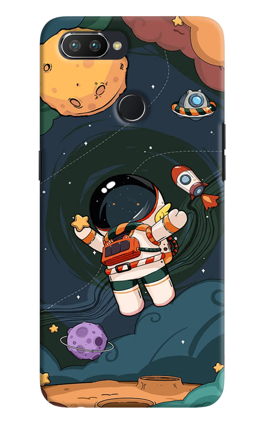 Cartoon Astronaut Realme 2 Pro Hard Case Back Cover by Casekaro