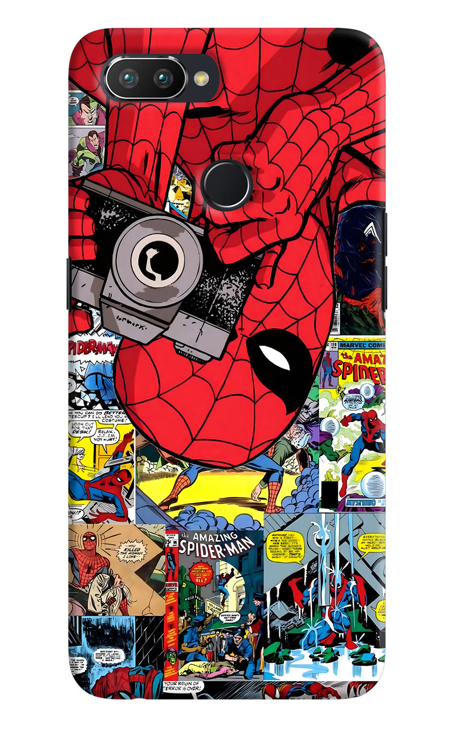 Spider Man Realme 2 Pro Back Cover, Hard case