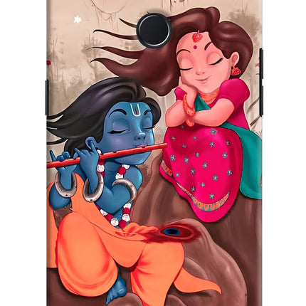 Radhe Krishna Realme 2 Pro Hard Case Back Cover by Casekaro