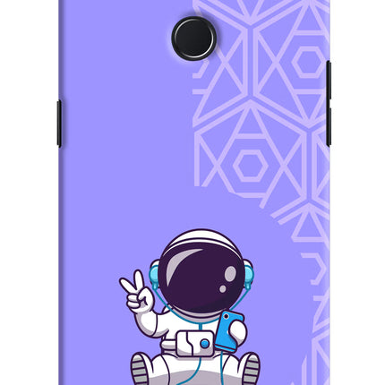 Cute Astronaut Chilling Realme 2 Pro Hard Case Back Cover by Casekaro