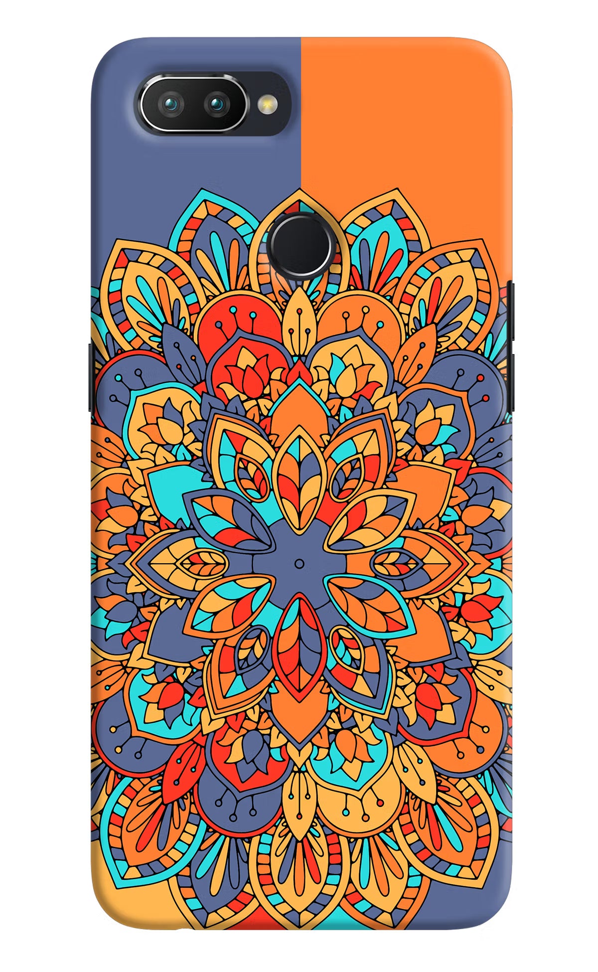 Color Mandala Realme 2 Pro Hard Case Back Cover by Casekaro