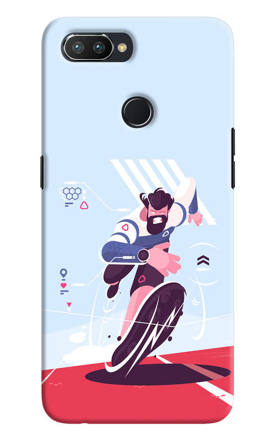 Run Pro Realme 2 Pro Hard Case Back Cover by Casekaro
