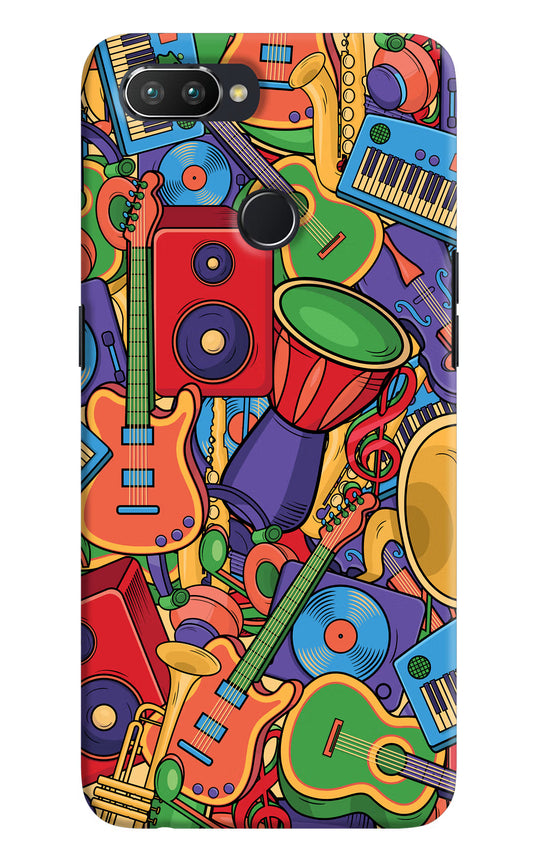 Music Instrument Doodle Realme 2 Pro Hard Case Back Cover by Casekaro