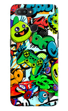 Game Doodle Realme 2 Pro Hard Case Back Cover by Casekaro
