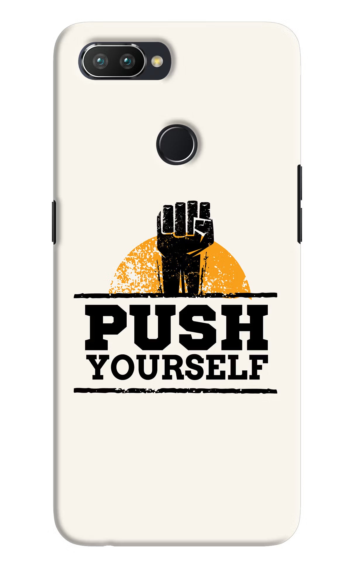Push Yourself Realme 2 Pro Hard Case Back Cover by Casekaro