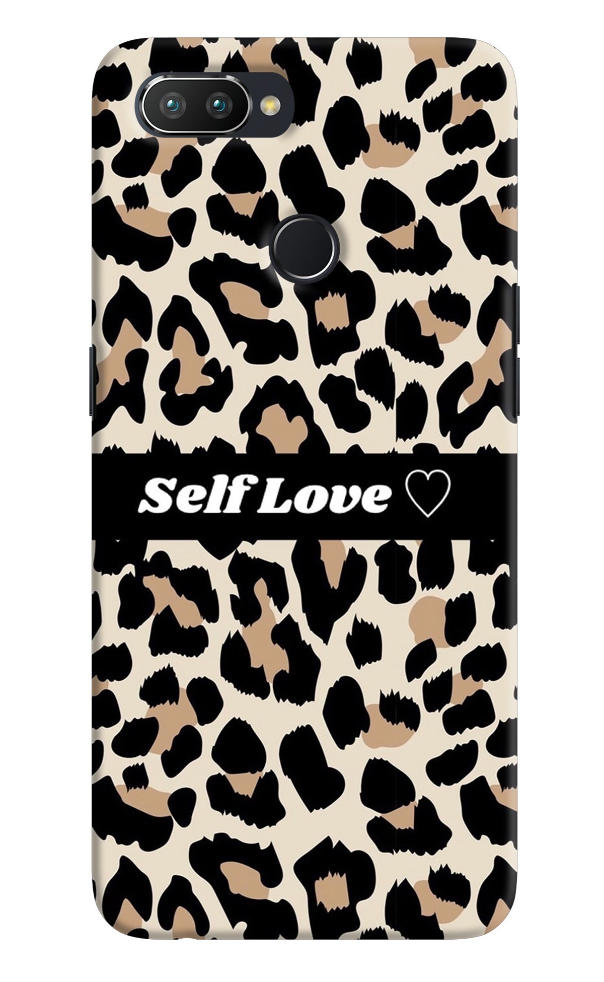 Leopard Print Self Love Realme 2 Pro Back Cover