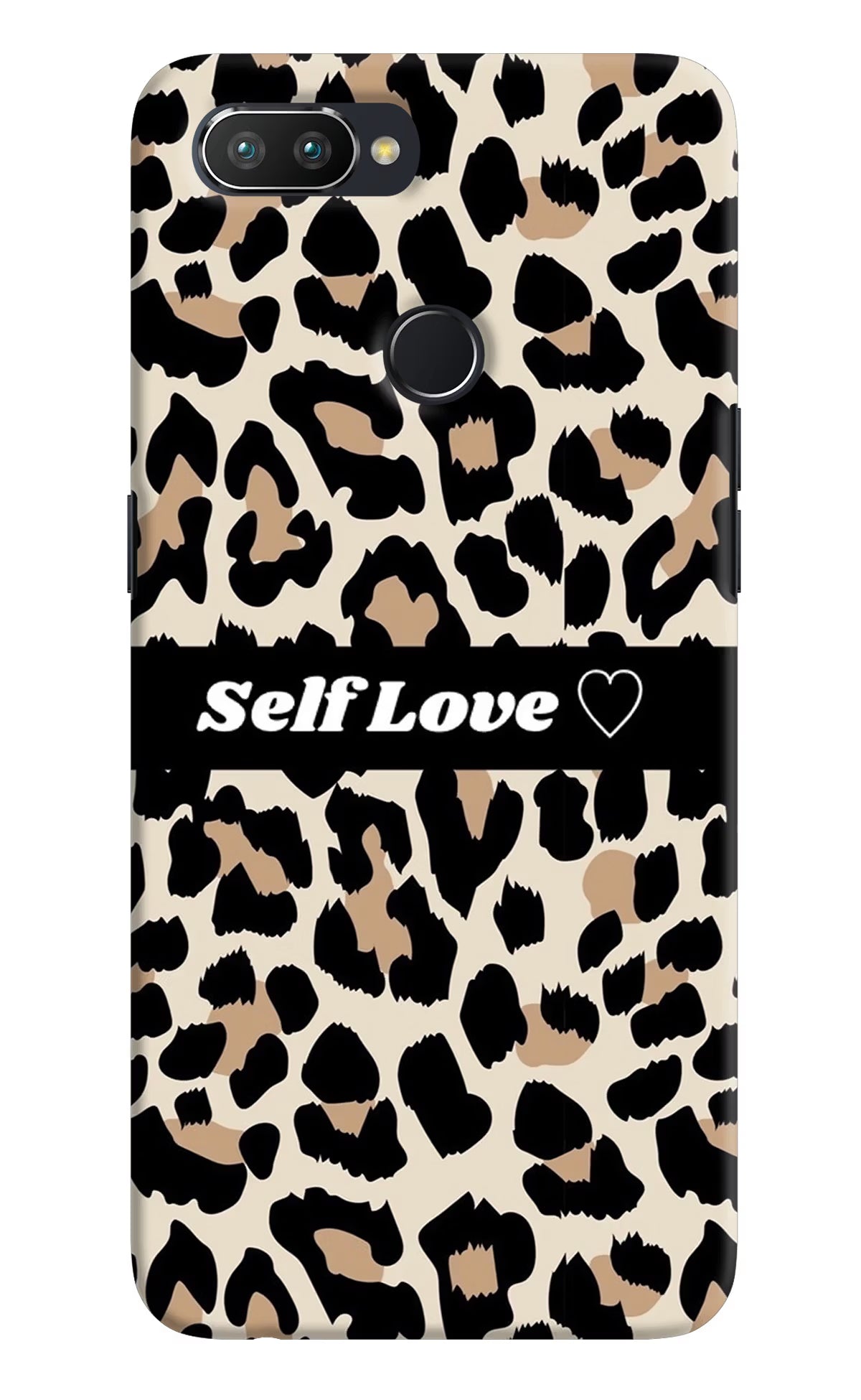 Leopard Print Self Love Realme 2 Pro Hard Case Back Cover by Casekaro