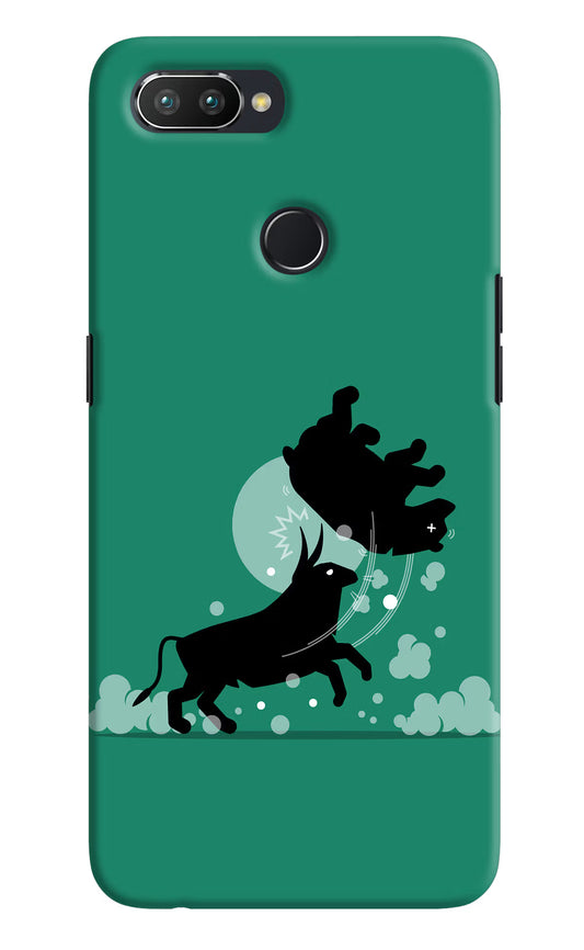 Bull Conqueror Realme 2 Pro Hard Case Back Cover by Casekaro