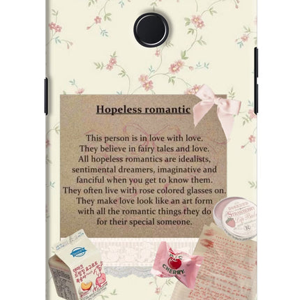 Hopeless Romantic Realme 2 Pro Hard Case Back Cover by Casekaro