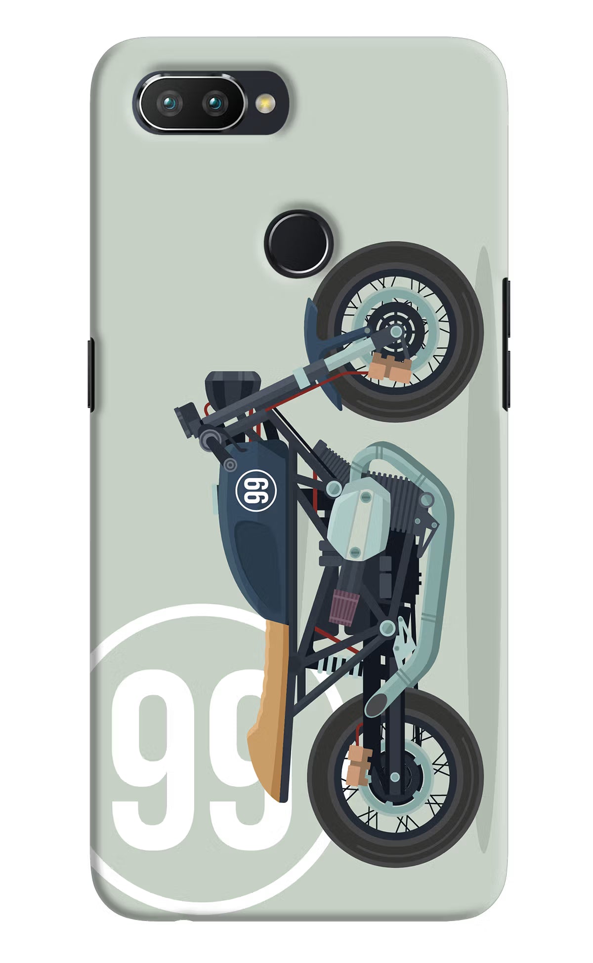 Classic Cafe Racer 99 Realme 2 Pro Hard Case Back Cover by Casekaro