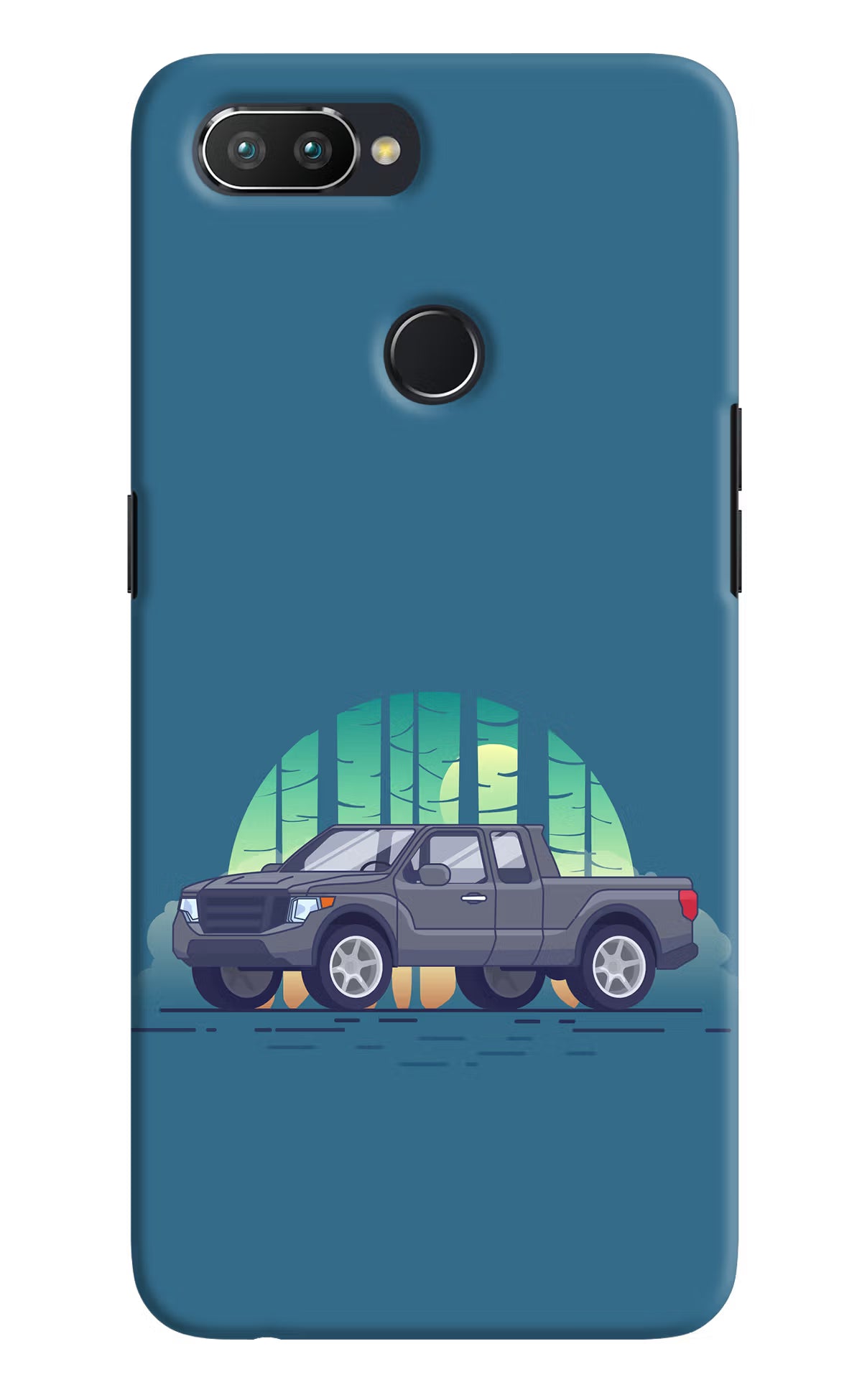 Retro Garage Vibe Realme 2 Pro Hard Case Back Cover by Casekaro