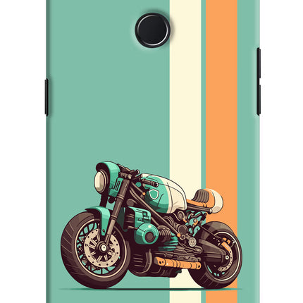 Striped Moto Drift Realme 2 Pro Hard Case Back Cover by Casekaro