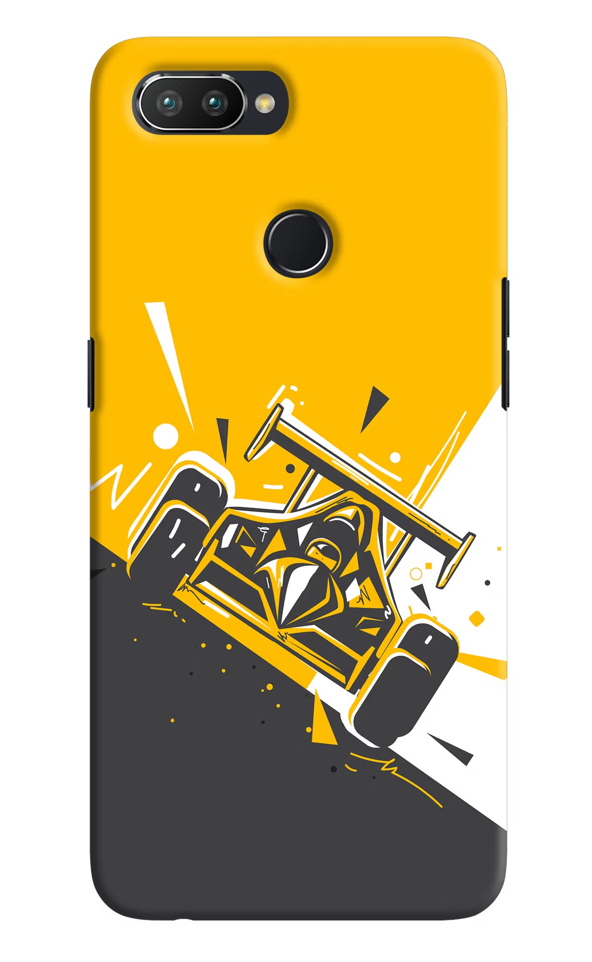 Track King Realme 2 Pro Hard Case Back Cover by Casekaro