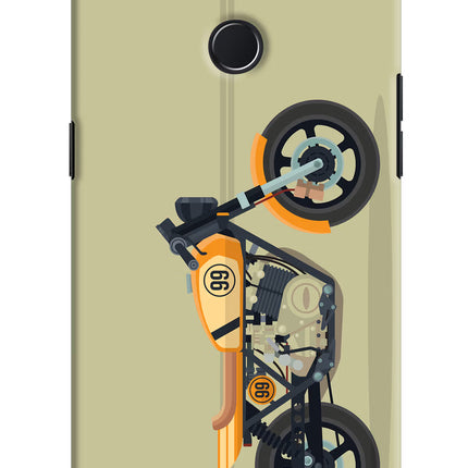 Vertical Speedster Realme 2 Pro Hard Case Back Cover by Casekaro