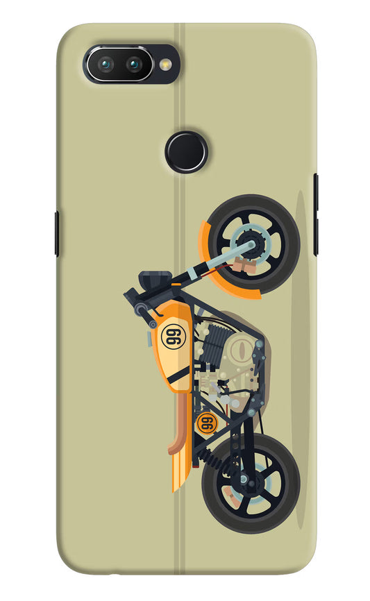 Vertical Speedster Realme 2 Pro Hard Case Back Cover by Casekaro
