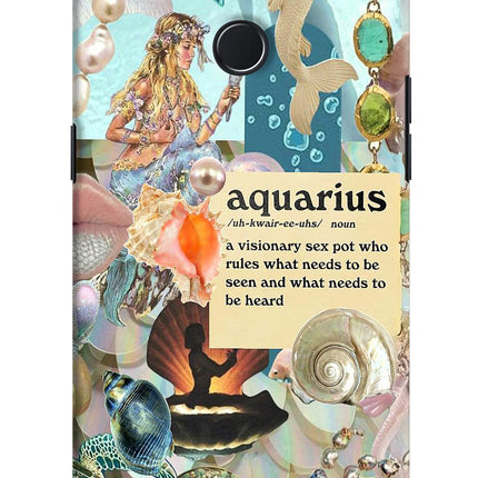 Aquarius Zodiac Realme 2 Pro Hard Case Back Cover by Casekaro