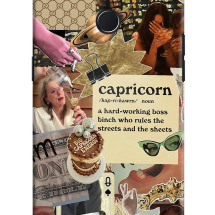 Capricorn Zodiac Realme 2 Pro Hard Case Back Cover by Casekaro