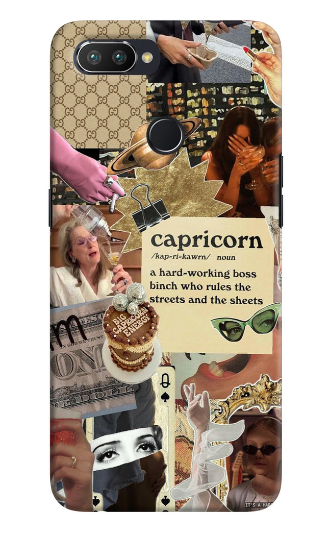 Capricorn Zodiac Realme 2 Pro Hard Case Back Cover by Casekaro