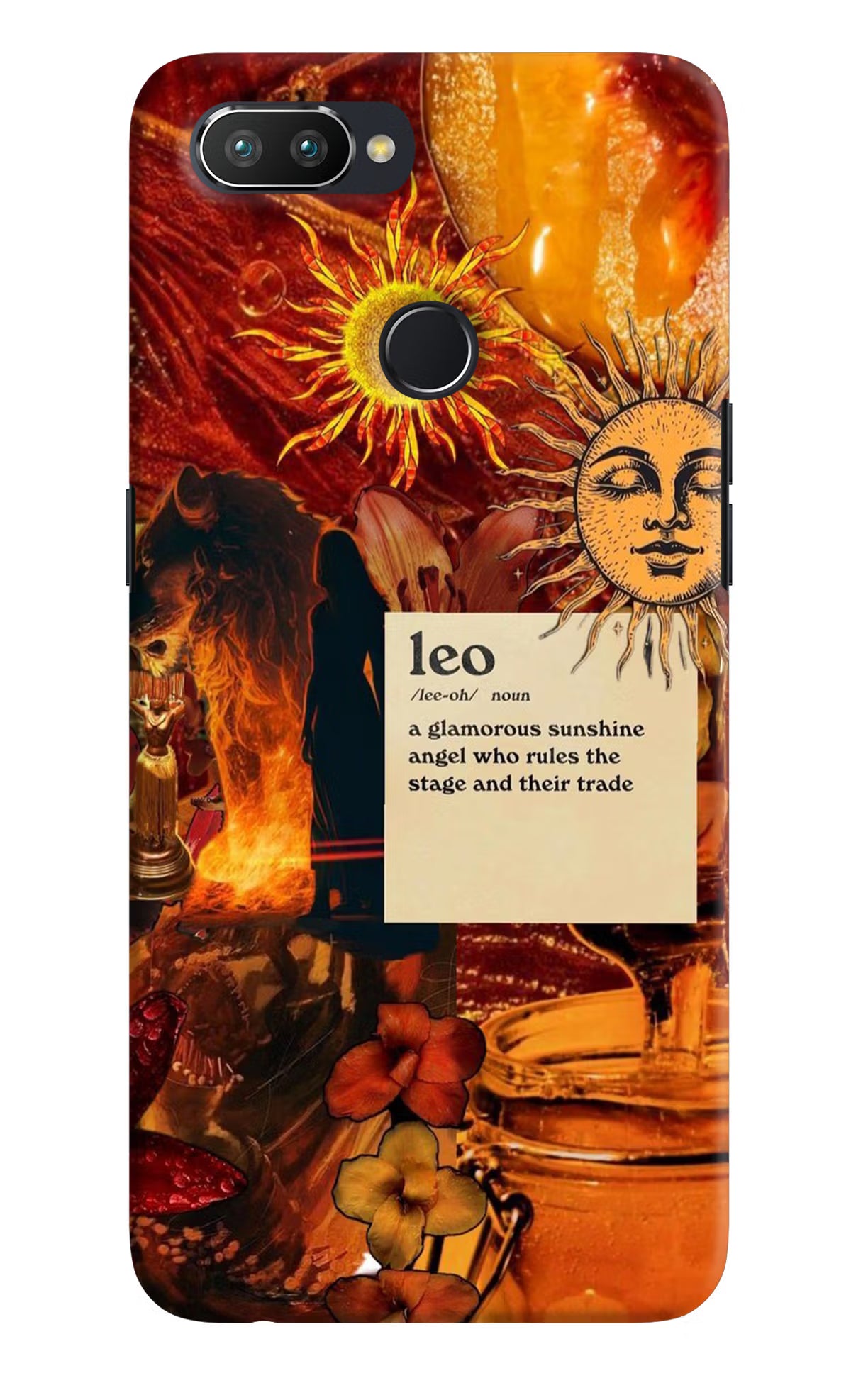 Leo Zodiac Realme 2 Pro Hard Case Back Cover by Casekaro