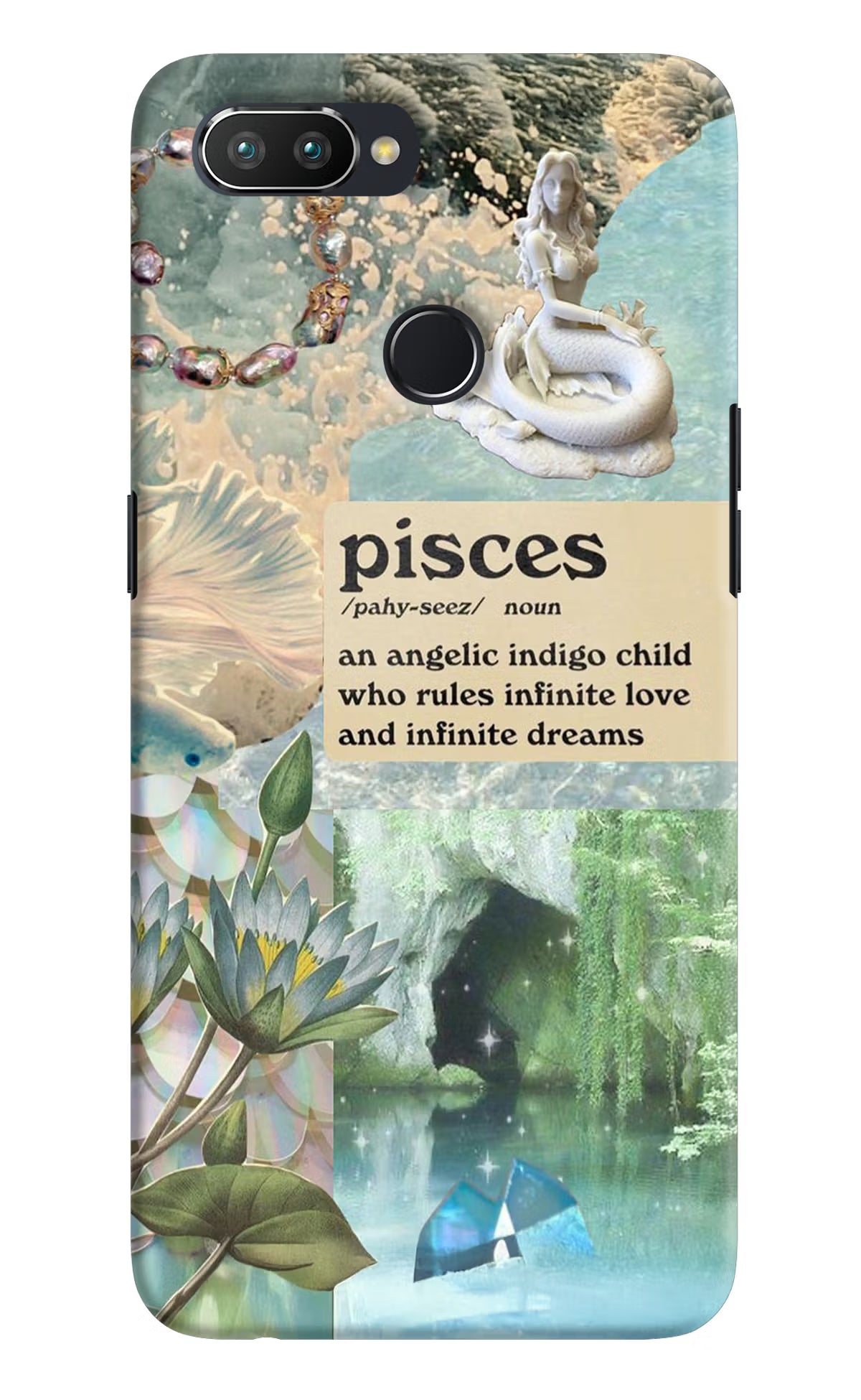 Pisces Zodiac Realme 2 Pro Hard Case Back Cover by Casekaro