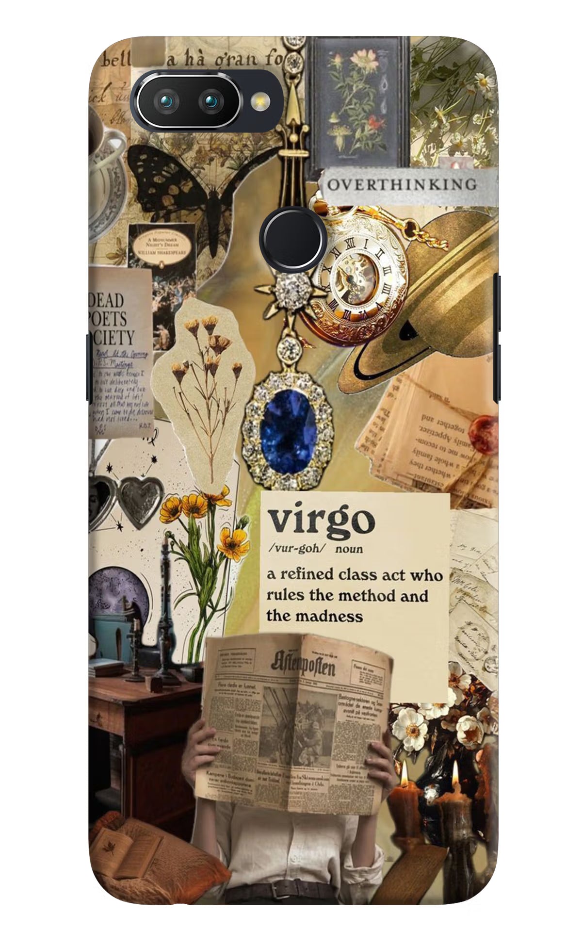 Virgo Zodiac Realme 2 Pro Hard Case Back Cover by Casekaro