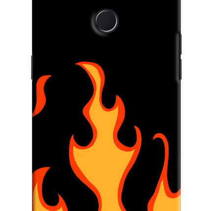 Fired Up – Black Realme 2 Pro Hard Case Back Cover by Casekaro