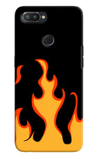 Fired Up – Black Realme 2 Pro Hard Case Back Cover by Casekaro