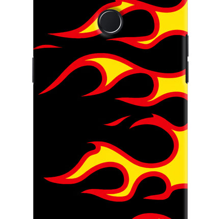 Side Sweep Flames Realme 2 Pro Hard Case Back Cover by Casekaro