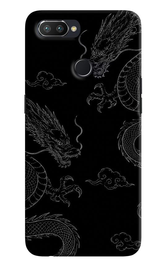 Twin Dragons Realme 2 Pro Hard Case Back Cover by Casekaro